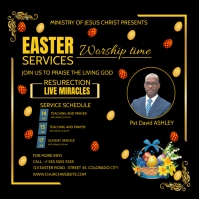 EASTER SERVICE Template | PosterMyWall