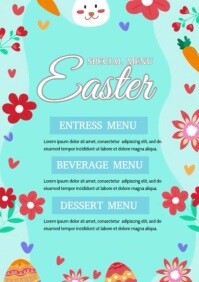 Easter Menu Template | PosterMyWall