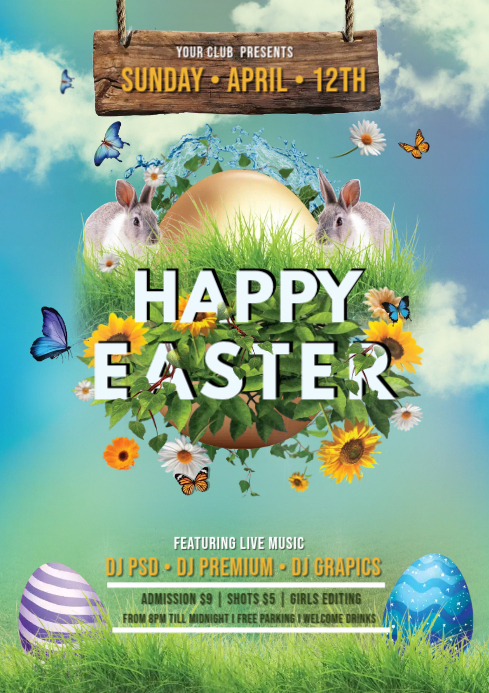 Easter Sunday Ads Template | PosterMyWall