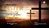 Easter Sunday Banner En-tête de blog template