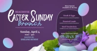 Easter Sunday Brunch Facebook Shared Image template
