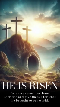 Easter Sunday История на Instagram template