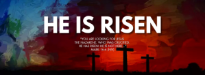 Rød Easter Celebration Facebook-coverfoto Template