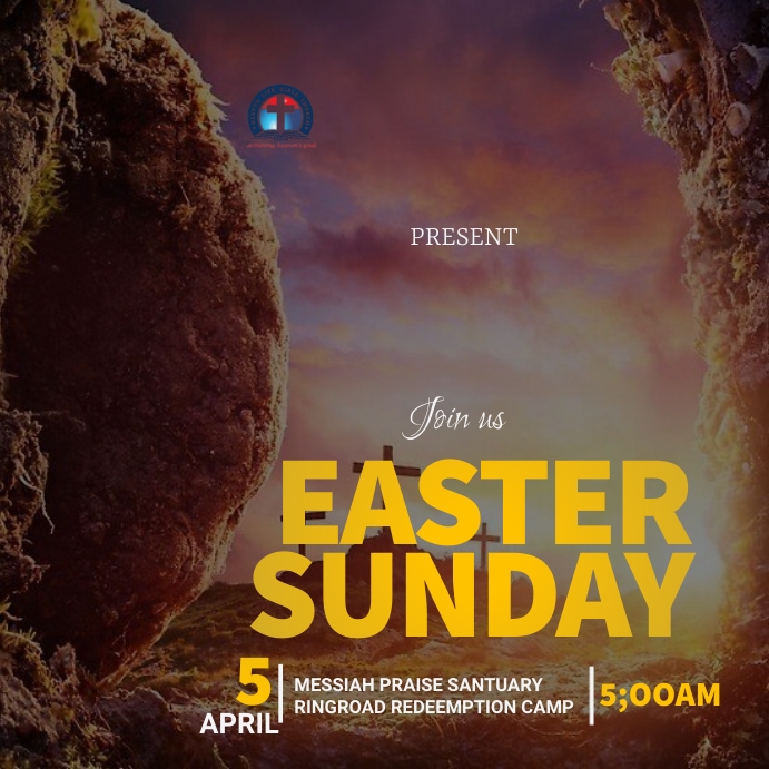 EASTER SUNDAY Instagram Post template
