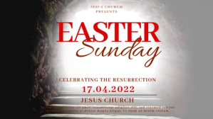 Easter sunday Presentación (16:9) template