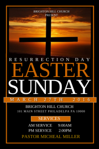 customizable design templates for easter church postermywall church easter flyers