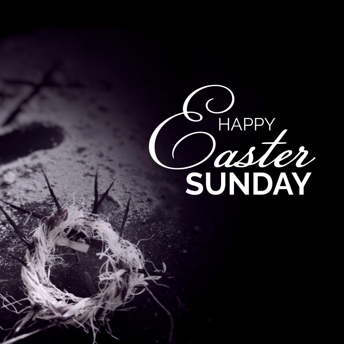 Easter Sunday Instagram Post template