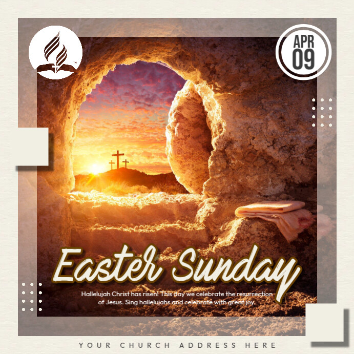 Easter Sunday Instagram Post Template | PosterMyWall