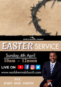 Easter Service Template | PosterMyWall