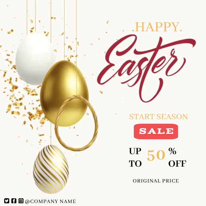 Easter template Modelo | PosterMyWall