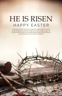 Easter template Tabloid
