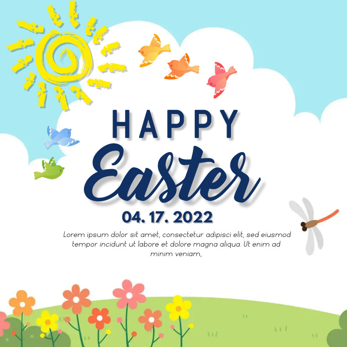 Copy of EASTER TEMPLATE | PosterMyWall