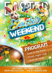 EASTER WEEKEND A1 template