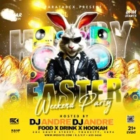 Easter Weekend Dj Party Cuadrado (1:1) template