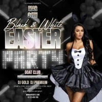 easter weekend party template Vierkant (1:1)