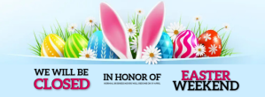 Blu Easter Weekend Closure Facebook-coverfoto Template