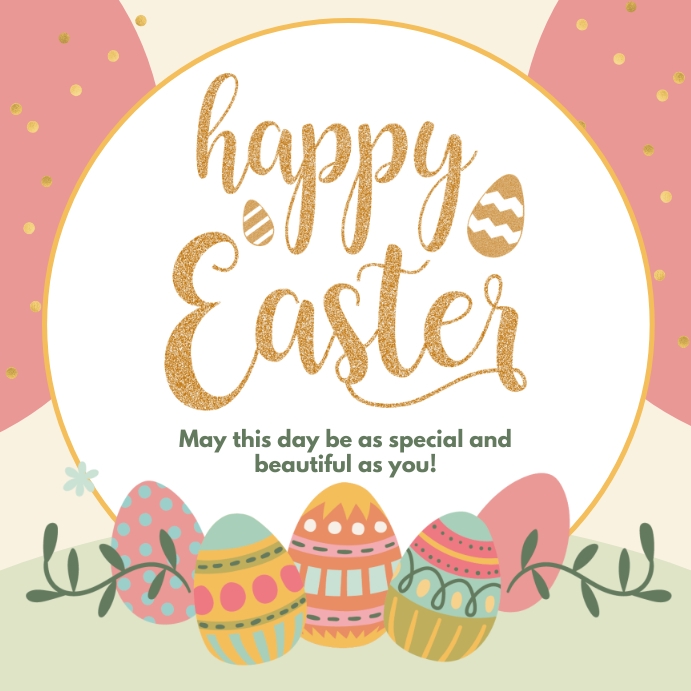 Easter Wish Greeting Template | PosterMyWall