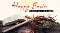 Easter wishes Digital Display (16:9) template