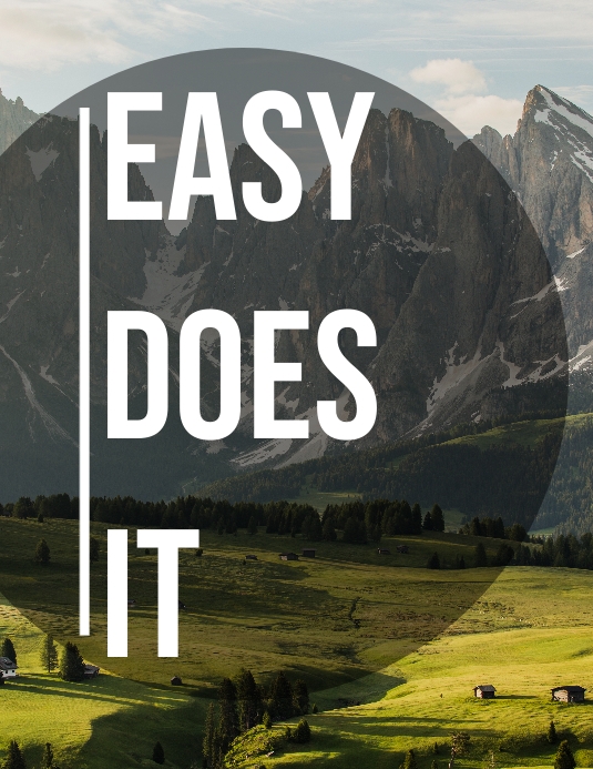 Easy do it Flyer (US Letter) template