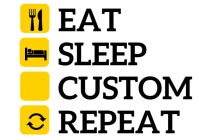 eat sleep repeat tshirt template A3