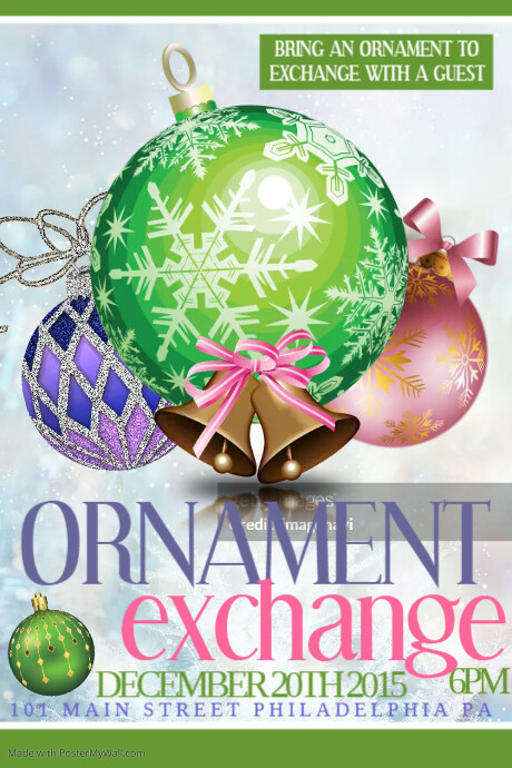 Ornament Exchange PosterMyWall