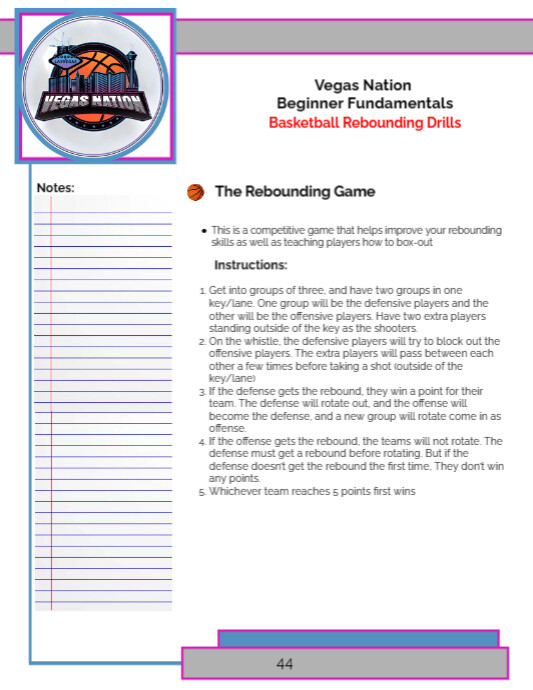 Copy of The Rebounding Game | PosterMyWall