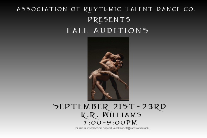 Dance Auditions Poster template