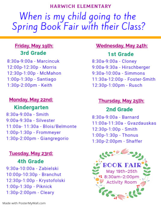 book fair (1) Flyer (US Letter) template