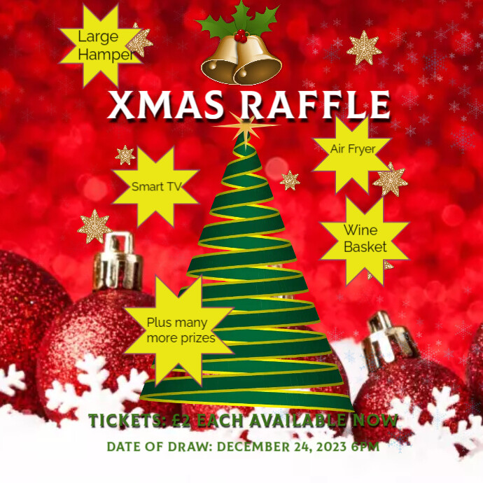 Christmas Holiday Basket Raffle (1) PosterMyWall