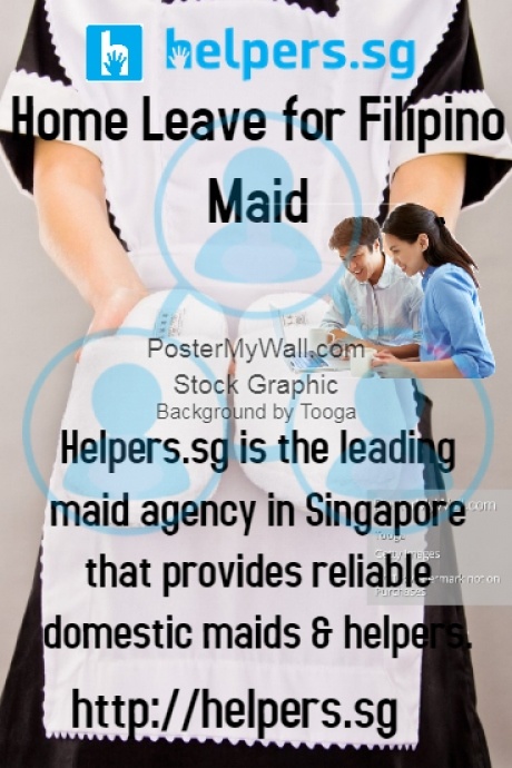 Home Leave for Filipino Maid Affiche template