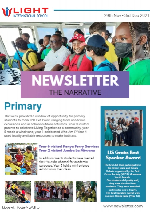 Copy of Copy of Custom Business Newsletter Page Template | PosterMyWall