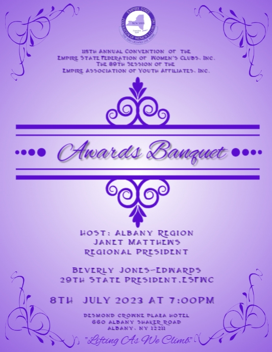 Awards Banquet Cover (1) Flyer (US Letter) template