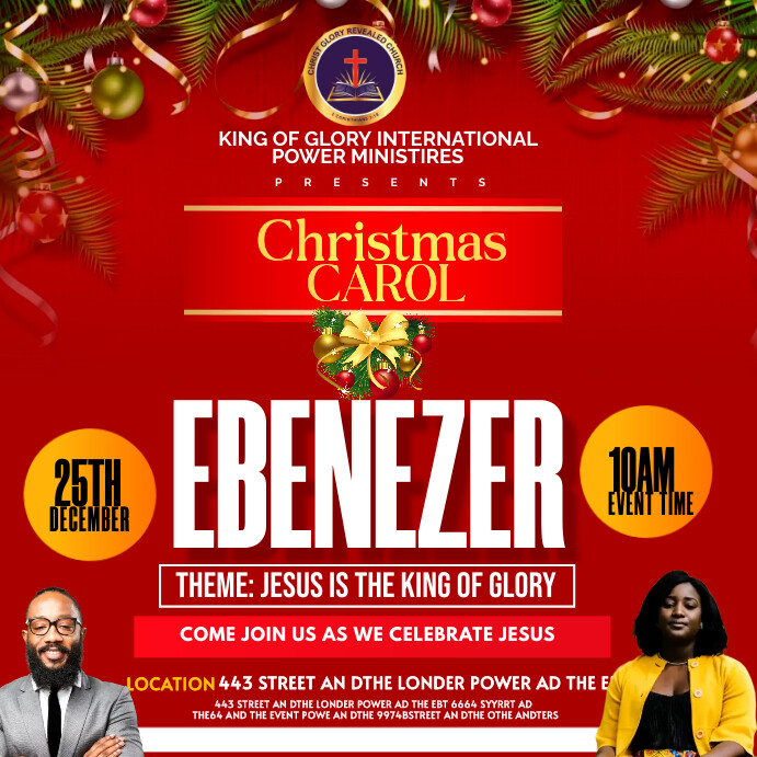 Ebenezer Template PosterMyWall