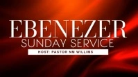 ebenezer sunday service Digital Display (16:9) template