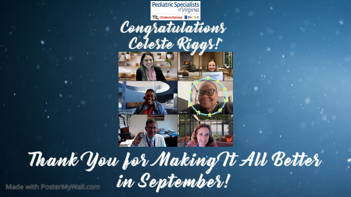 Celeste Riggs Copy of Blue Zoom Meeting Background (1) | PosterMyWall