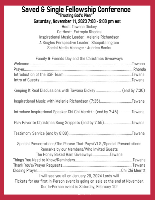 Copy of Oct Program (1) | PosterMyWall