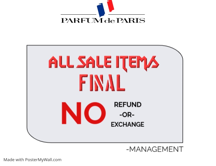 ALL SALES FINAL PDP | PosterMyWall