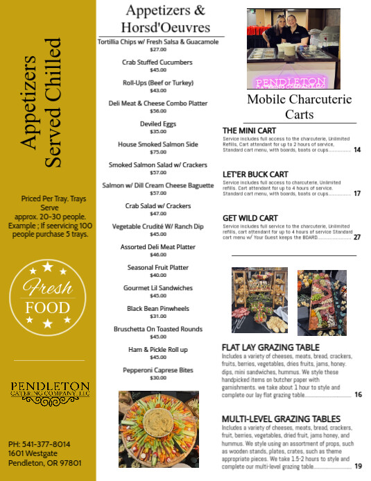 Copy of Appetizers Chilled | PosterMyWall