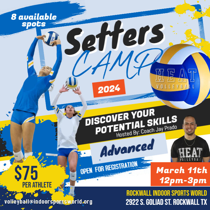 Volleyball Setters Camp PosterMyWall