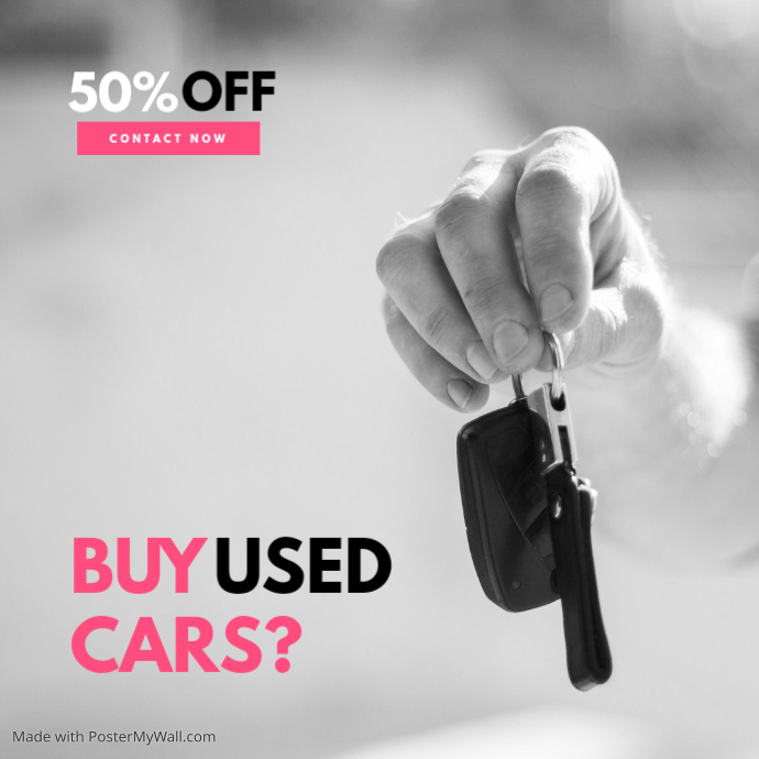 Copy of Used Cars Ad | PosterMyWall