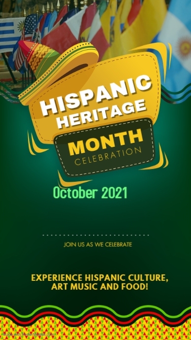 Copy of Hispanic Heritage Month Story Template | PosterMyWall