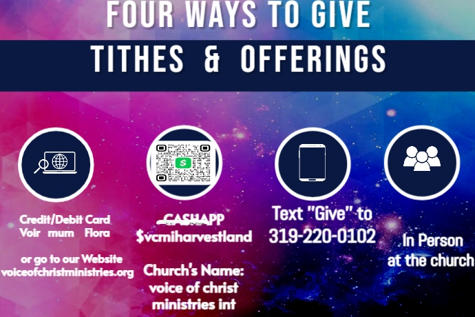 four ways to give | PosterMyWall