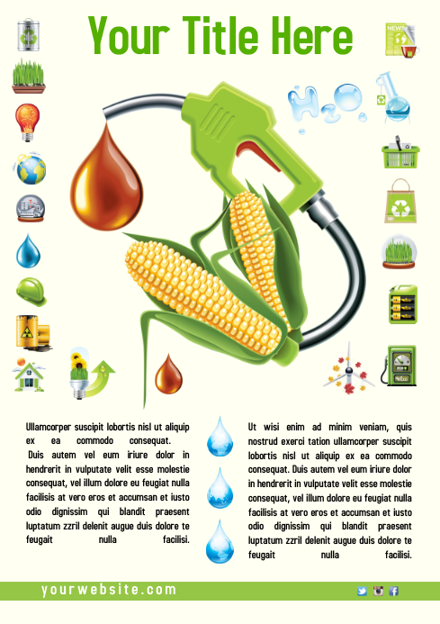 Eco Leaflet Template A4