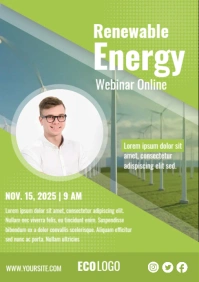 Eco Webinar A5 template