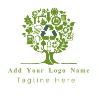 ecology leaf Logo template