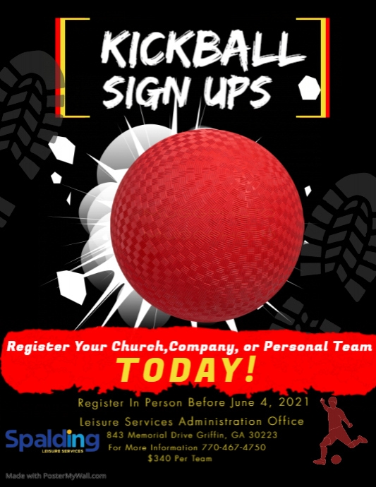 Copy of Kickball Game Flyer Design Template PosterMyWall