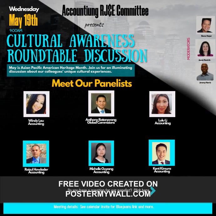 Copy of Copy of Panel Discussion Template | PosterMyWall