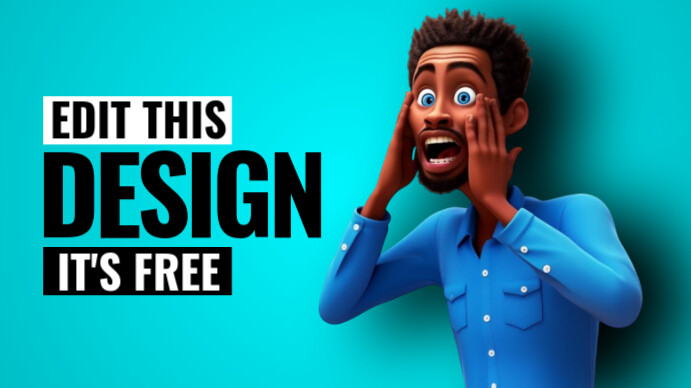 Edit this design youtube thumbnail Digital Display (16:9) template