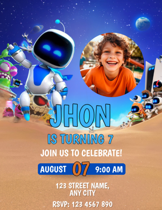 Brown Birthday Party Flyers Template | PosterMyWall