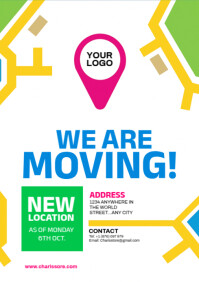Relocation Announcement Posters Template | PosterMyWall